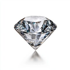 A photostock of a sparkling crystal diamond, ideal for luxury or jewelry themes, isolated on transparent PNG background, High Quality