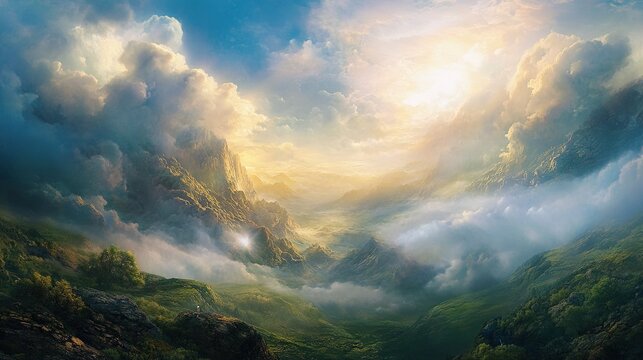 the biblical story of the creation of the world, the earth at the beginning of creation was not yet inhabited by living creatures