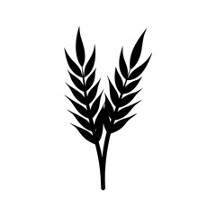 Bunch of Wheat Ears Vector Art Illustration on White Background – Rustic Agricultural Design