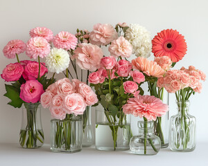 The delicate blooms and soft, feminine colors evoke feelings of joy and happiness.
