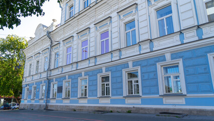 Fototapeta premium Poklewski-Kozell House Museum and Exhibition Center is main administrative building and exhibition area of Sverdlovsk Regional Museum of Local Lore in Yekaterinburg, Russia