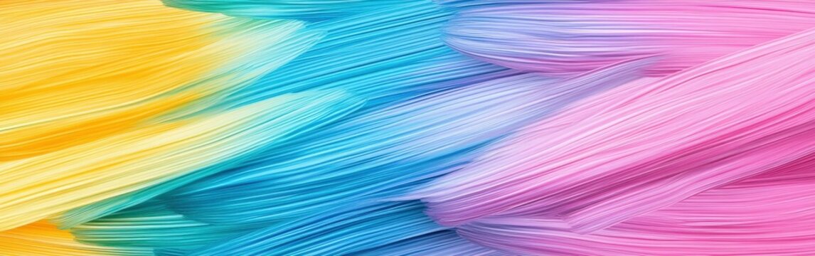 Colorful brush strokes create an abstract masterpiece filled with vibrancy