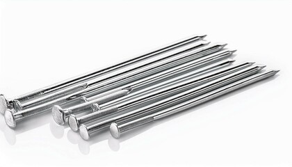 nails isolated on white