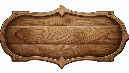 wooden box isolated on white