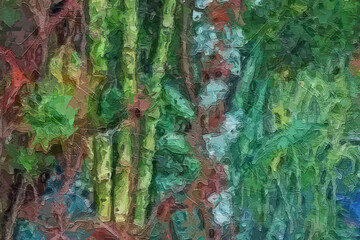 
garden, rose, smear, saturated, dye, romantic, vibrant, paintings, impressionism, artistic, paint,...