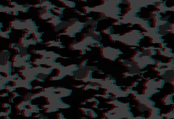 Camouflage glitch texture background grey