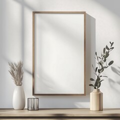 Minimalistic wall frame