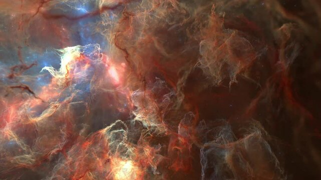 A journey through space into the unknown reaches of cosmos. Amazingly beautiful star clusters and nebulae and stars.