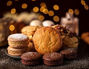 delicious cookies on a plate