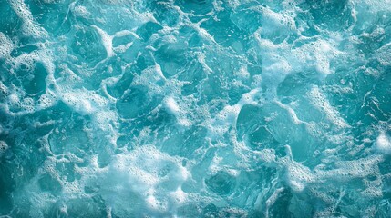 Obraz premium Abstract ocean water texture with white foam.