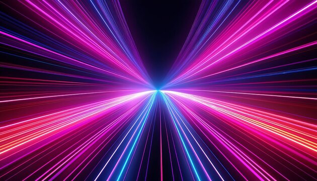  Vibrant pink and purple neon stripes create a futuristic energy effect with glowing speed l_1(1872)