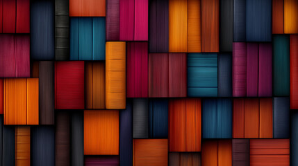 Abstract wooden background with vibrant colors.