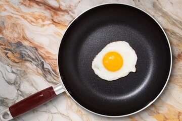 Tasty Fried egg dish, breakfast concept