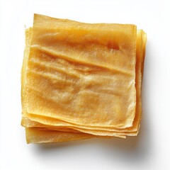 Fototapeta premium Close-up of dog grooming wipes on white background