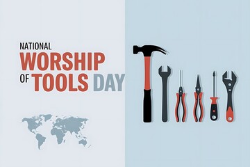 Celebrate National Worship of Tools Day with global tool appreciation art