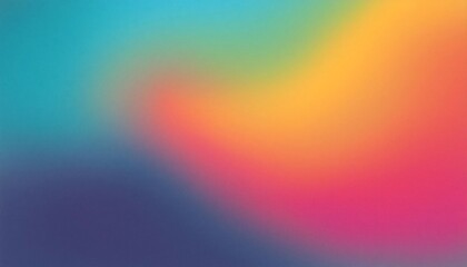 Obraz premium A colorful abstract blended gradient with a realistic grain noise effect makes a great back_1(120)