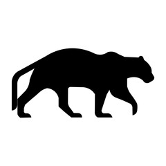 silhouette of a Tiger