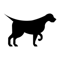 dog silhouette vector