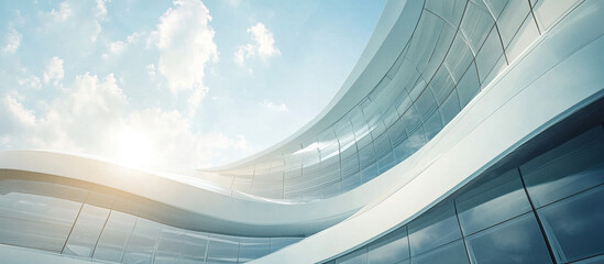 Modern office buildings