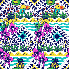 Sand water and tropical nature