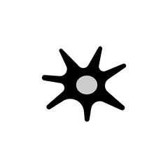 stellate cell glyph icon
