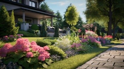 Naklejka premium A photo of a residential property