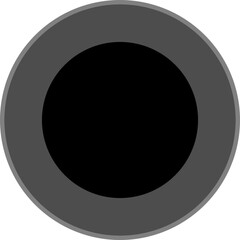 artery cross section glyph icon