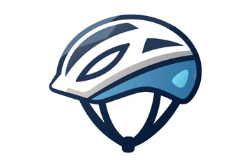 Cyclist Helmet Icon Illustration – Ideal for Biking and Safety Designs