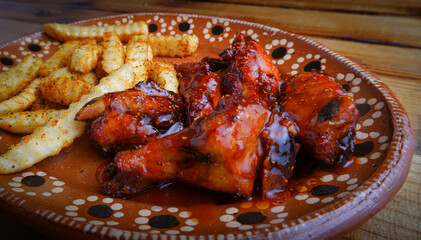 roasted chicken leg