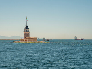 Maiden's Tower - one of the most recognisable symbols of Istanbul in Turkey