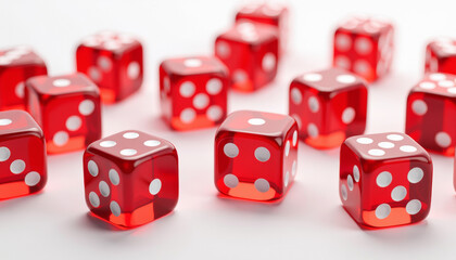 Red Dice Set, A Game of Chance