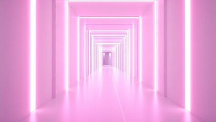 Neon Corridor: A Glowing Path to Somewhere