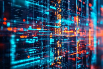 Fototapeta premium Big data technology