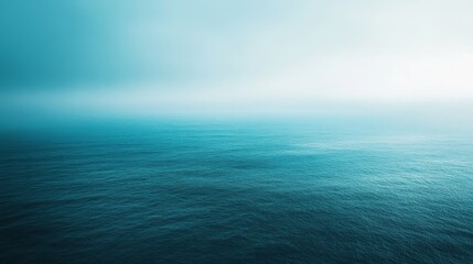 Fototapeta premium A calming abstract illustration featuring vibrant turquoise ocean waves with textured effects, blending gradient shades of blue and green in a minimalist design that evokes tranquility