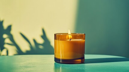 Candle Light in a Peaceful Setting