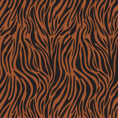 Zebra Print Pattern Design Template