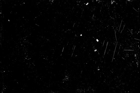 Dust scratch old film overlay on the black background.