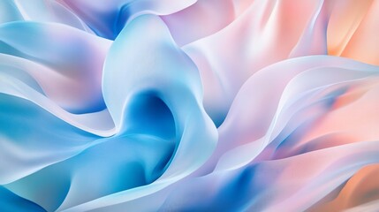 Obraz premium curves, blue and purple smooth