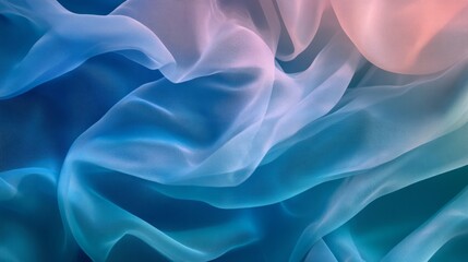 Obraz premium curves, blue and purple smooth