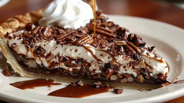 The graviton pie a decadent dessert symbolizing the hypothetical particle that is believed to mediate gravity.