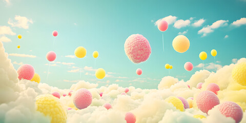 Fototapeta premium Modelo de apresentação empresarial criativo com ícones divertidos