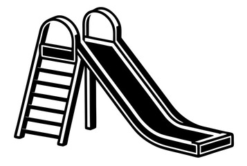 Slide playground icon children vector