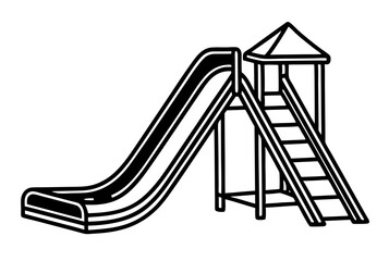 Slide playground icon children vector