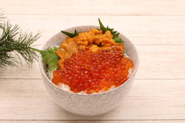 うにいくら丼