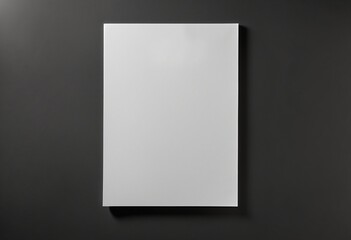 Elegant Blank Business Card on Dark Gray Background