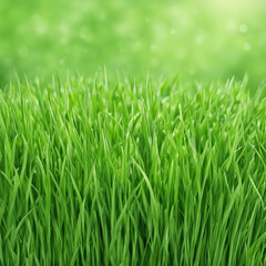 Obraz premium fresh green grass texture background illustration
