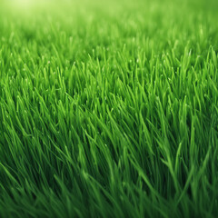 Fototapeta premium fresh green grass texture background illustration