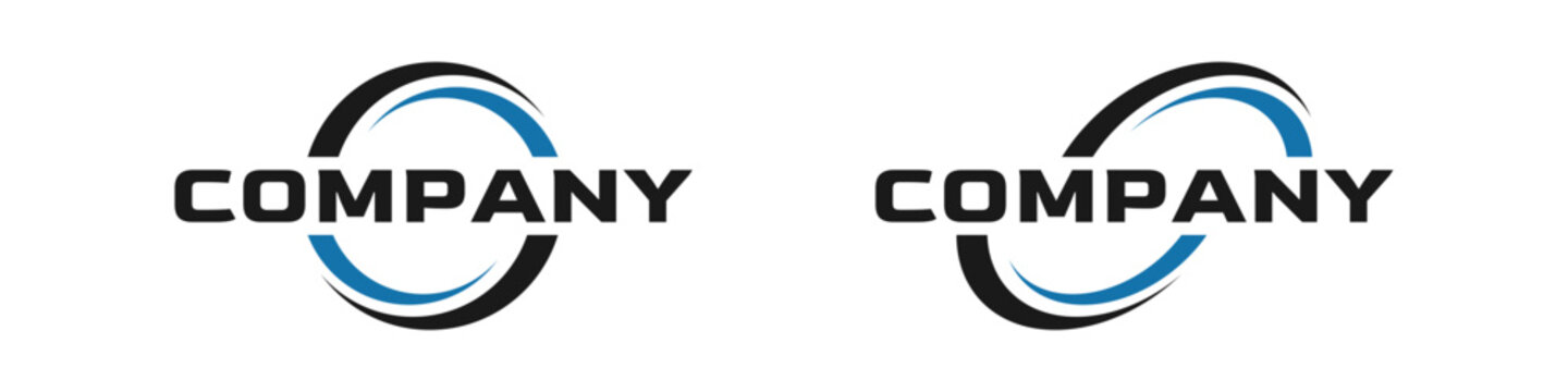 generic circle logo design, editable icon, generic icon for your company
