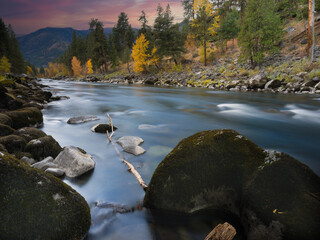 Wenatchee River Autumn