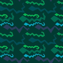 Summer animals seamless snake pattern for wrapping paper and new 2025 year